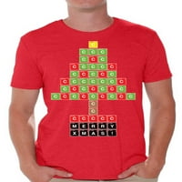 Majica sa smiješnim stilovima znanosti, smiješne božićne košulje za muškarce, Božićna majica s kemijom, košulja