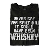 Majice kratkih rukava s viskijem, majice iz Men-A, proliveno mlijeko, zabavno piće