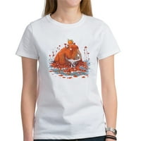 Ženska majica Kavajska Kapibara s narančom na glavi Majica kapibara-san