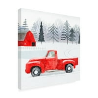Victoria Borges 'Snow Country I' Canvas Art