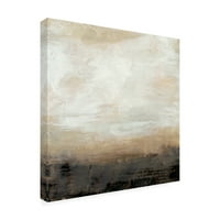 Jennifer Goldberger 'Umber Land I' Canvas Art