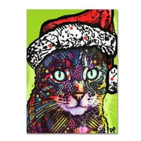 Zaštitni znak likovne umjetnosti 'Pazila mačka božićno izdanje' platno umjetnost Deana Russo