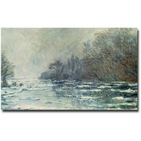 Zaštitni znak likovna umjetnost Raskid u Vetheuilu 1883 Canvas Wall Art by Claude Monet