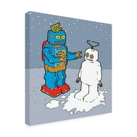 Duncan Wilson 'Snježni bot' platno umjetnost