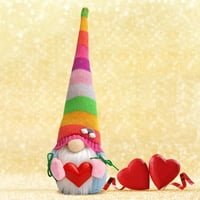 Wozhidaoke jesenski dekor dekor home dekor gnomi plišana lutka valentino dan gnome plišani ukrasi pleteni gnome