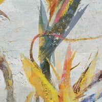 Platno za likovnu umjetnost Rajska ptica žuto cvijeće iz mumbo-a