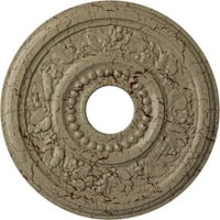 Ekenova stolarija 1 8 1 2 7 8 Genevieve stropni medaljon, ručno oslikan pucketanje pustinje Gobi