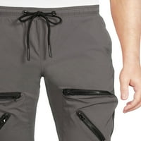 Američki ubod muški rastezljivi najlon lgim fit jogger hlače, veličine s-2xl