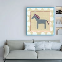 Zaštitni znak likovna umjetnost 'Katherines Zebra Childrens Art' Canvas Art by Chariklia Zarris