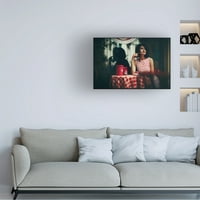 Ruslan Bolgov AX 'Rosso Story' Canvas Art