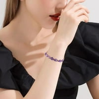 Narukvica za žene s narukvicama šljunak slijedite narukvicu u obliku ručno utkane ravne čvorove narukvice grubi