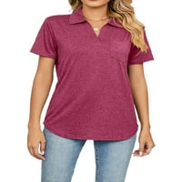Ženska majica u boji Majica s reverom u boji, ljetni vrhovi, ženska boemska majica, tunika za plažu, bluza u boji