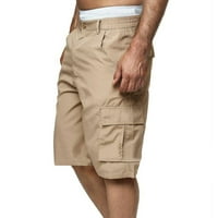 muške teretne kratke hlače širokog kroja, kratke hlače s više džepova, radne kratke hlače u vojnom stilu, ljetne