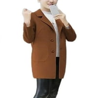 Ženski Trenč kaputi s jednim kopčanjem jakna s ovratnikom s kapuljačom, prozračni kaput, gornja odjeća s džepovima,