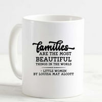 Obitelji krigle kave najljepše su stvari Svjetska bijela šalica smiješni pokloni za posao ureda