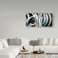 Zaštitni znak likovna umjetnost 'Zebra Close Up' platno umjetnost Cherie Roe Dirksen