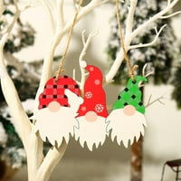 Čovjek-Djed Božićnjak ukrasi za božićno drvce, Plastični Božićni Djed Božićnjak viseći mini ukras za božićno drvce