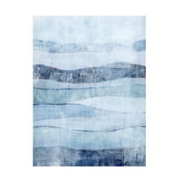 Grace Popp 'White Out in Blue II' platno umjetnost