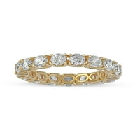 Imperijalno 14K žuto zlato 3 4CT TDW Diamond Women's Eternity Band