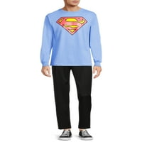 Grafička majica s dugim rukavima Superman & Big Muška