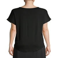 Ženska bluza s printom od 2 inča