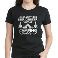 CAFEPRESPS - pivo piva kampiranje ženske tamne majice - Ženska tamna majica