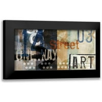 PFrommer, Sven Black Modern Framed muzejski umjetnički ispis pod nazivom - Art Tip III