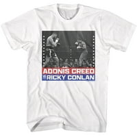 Rockie Creed protiv Conlana boksačka bijela majica 6-inčni