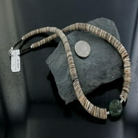 Ovjerena autentična ogrlica Navajo Indijanaca. Indijanska ogrlica od sterling srebra s stupnjevanim šiljcima i