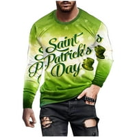 A / muški casual pulover s kratkim rukavima s kratkim rukavima majica s printom od 3 inča bluza ulična odjeća