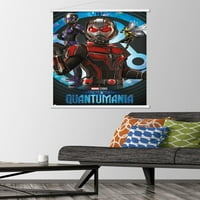 Zidni plakat Ant-Man i osa: kvantumania - visokokvalitetni trio s magnetskim okvirom, 22.37534