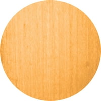 Ahgly Company Unutarnji pravokutni pravokutnik čvrste narančaste moderne prostirke, 2 '5'
