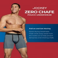 Jockey Essentials® muški nula chafe torbica bokser kratki, 6 inseam, 3, donje rublje za odvajanje, udobno vježbanje