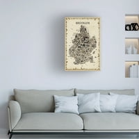 Rafael Esquer 'Antique New York Collection Brooklyn' Canvas Art