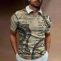 Feternal muške muške majice s kratkim rukavima modna majica za usklađivanje boje Havajska košulja za muškarce