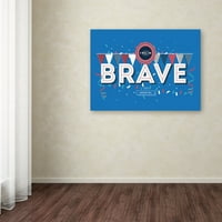 Zaštitni znak likovna umjetnost Brave Canvas Art by Kavan & Co
