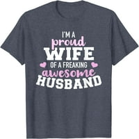 Majica s ponosnom suprugom i mužem za godišnjicu braka