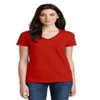 MMF - Ženska majica s kratkim rukavom s V -izrezom, do žena veličine 3xl - Šuti i čučanj