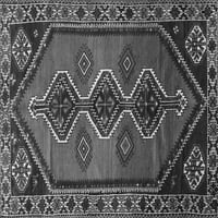 Ahgly Company Unutarnji trg perzijsko siva prostirka tradicionalnih prostirki, 6 'Trg