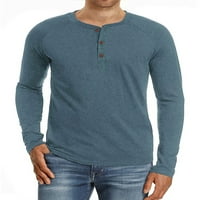 Gomelly muške majice obična bluza posada vrat ljetni vrhovi muškarci casual sportski pulover majica solidna boja