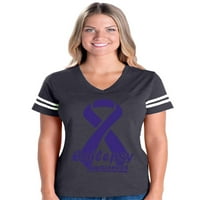 - Ženske majice od finog dresa za nogomet - traka za epilepsiju