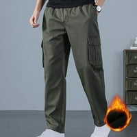 Teretne hlače za muškarce, Muške hlače s elastičnim strukom, Rasprodaje se ispod 5 USD. Muške hlače od ovčjeg
