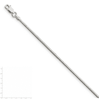 Kvadratni lanac zmija u srebrnom srebrnom obliku
