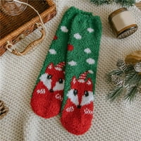 CPTFADH Ženske božićne čarape Pokloni za žene Smiješne novitetne šarene pamučne čarape