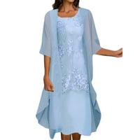 Plave haljine za žene, ljetne modne haljine, veličina; $