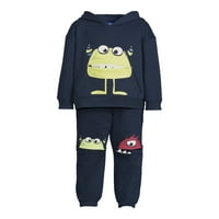 Djeca iz Ganimals Boys Monster Hoodie i Jogger hlače, 2-komad, veličine 4-10