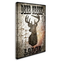 Zaštitni znak likovna umjetnost 'Lodge Deer Creek Lodge' platno umjetnost by lightboxjournal