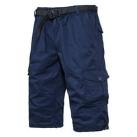 Muške hlače u prodaji Plus Size muške Camo radne kratke hlače srednjeg struka pet dijelova s više džepova casual