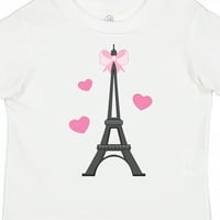 Poklon majica za djevojčice za malu djecu s Eiffelovim tornjem za malu djecu