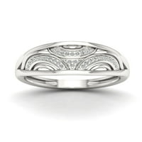 1 10CT TDW Diamond S sterling srebrni modni prsten